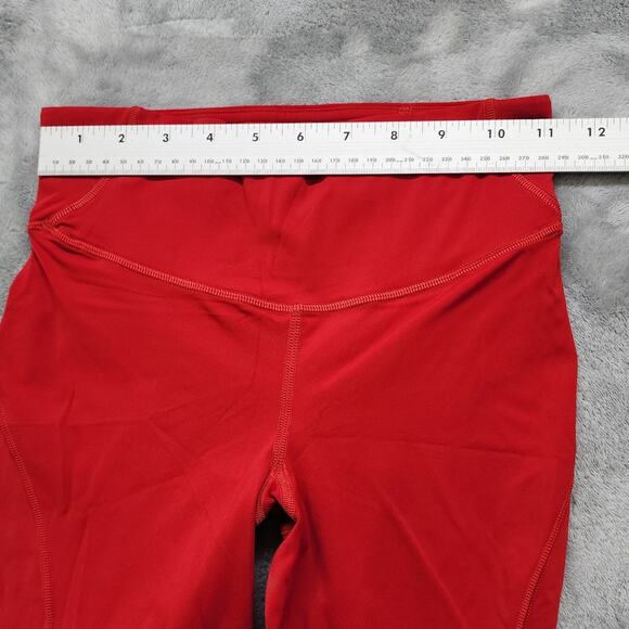 Lululemon Leggings Womens 4 Dark Red Base Pace High-Rise Crop 23" Workout Yoga - Picture 6 of 10